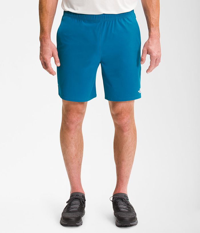 The North Face Shorts Wander Blue - Mens - Thailand RDJWC-7359